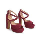 Sandalen mit Blockabsatz